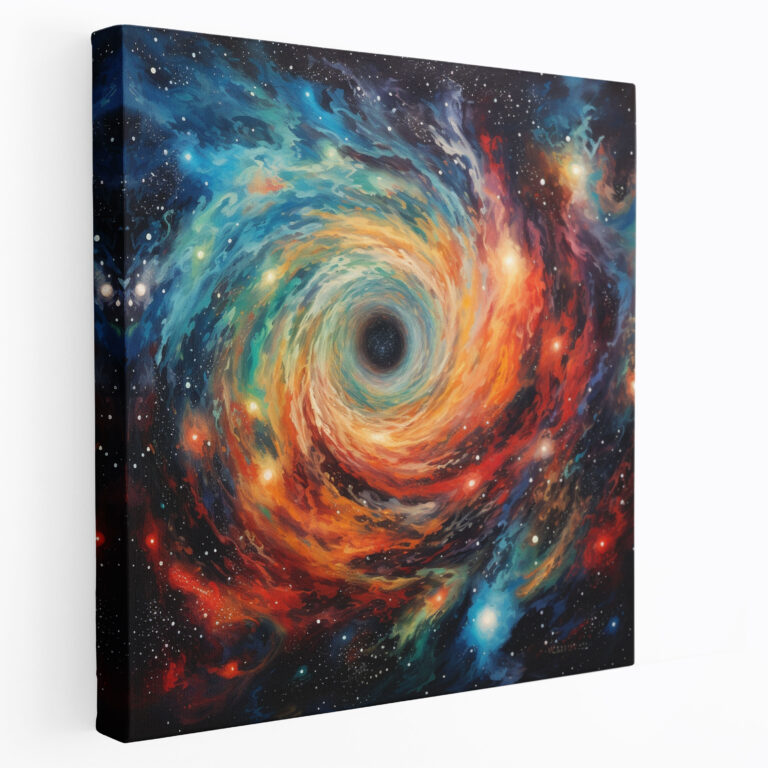 Galaxy Wall Art - Star Map, Canvas Wall Art, Vibrant Colors, Wall Decoration