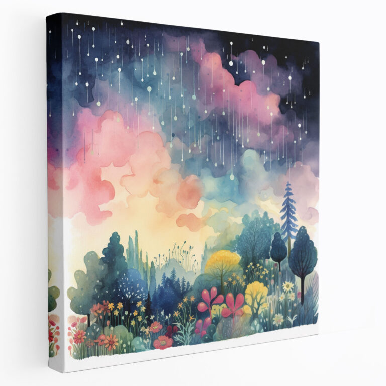 Whimsical Storm Canvas Print - Storm, Home Decoration, Storm, Canvas Print