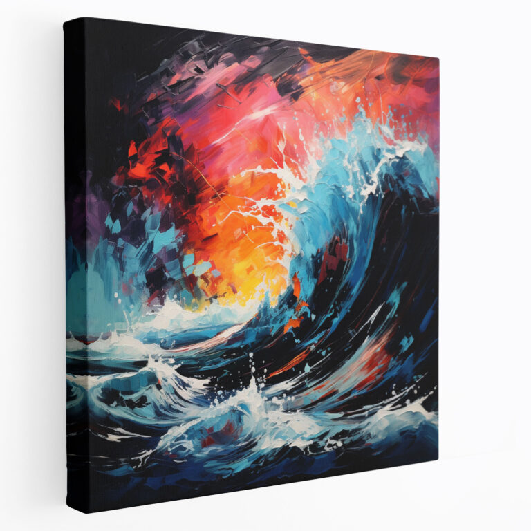 Storm Canvas Print - Storm, Vibrant Colors, Wall Decoration, Canvas Wall Art