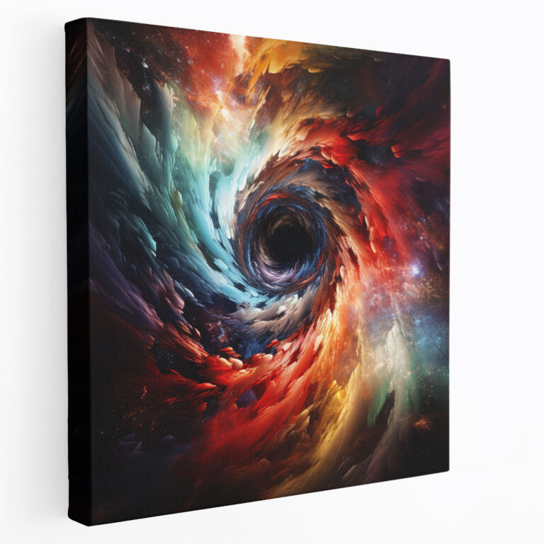 Stormy Chaos Wall Art - Storm, High Quality Canvas Print, Canvas Wall Art, Digital Artwork Canvas Print