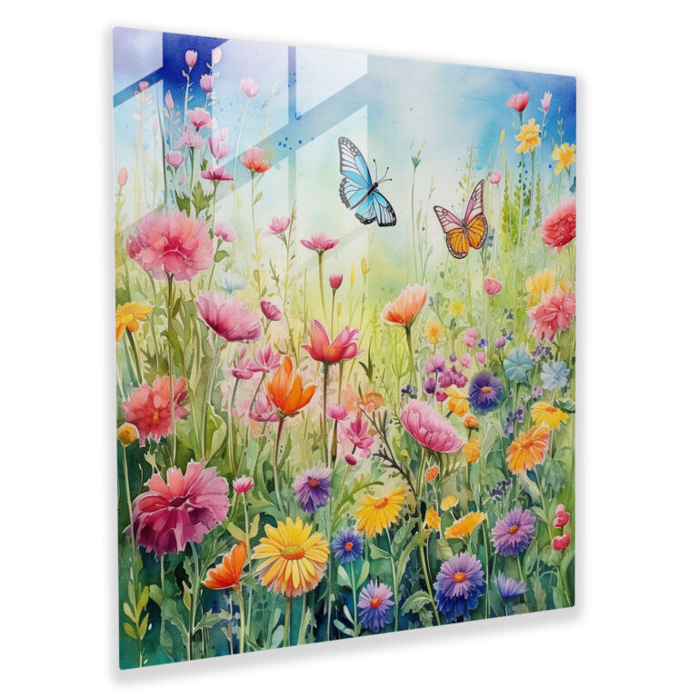 Spiritual Watercolor Glass Print - Spiritual, Glass Art, Glass Wall Art, Spiritual