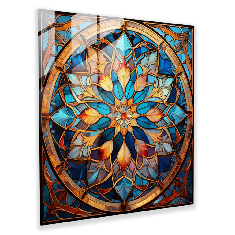 Divine Illumination Glass Print - Spiritual, Glass Print, Glass Art, Divine Illumination