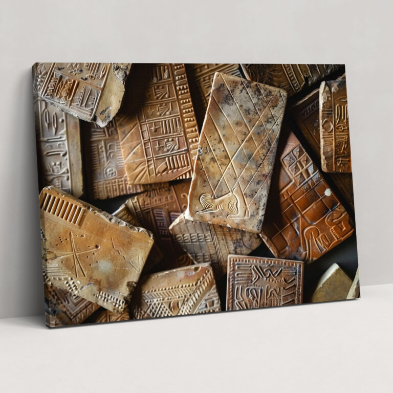 Ancient Sumerians Wall Art - Sumerians, Home Decoration, Canvas, Wall Decoration