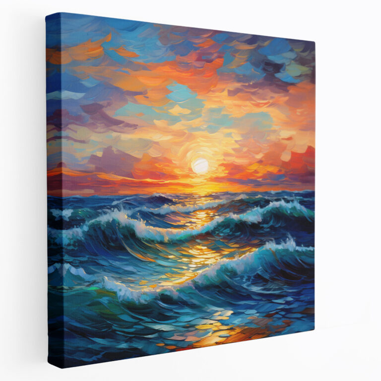 Sunset Canvas Print Wall Art - Sunset, Wall Decoration, Canvas, Canvas Wall Art
