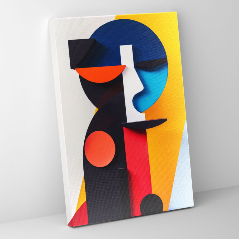 Vibrant Organic Shapes Suprematism Wall Decoration - Suprematism, Home Decoration, Colorful Decor, Organic Shapes
