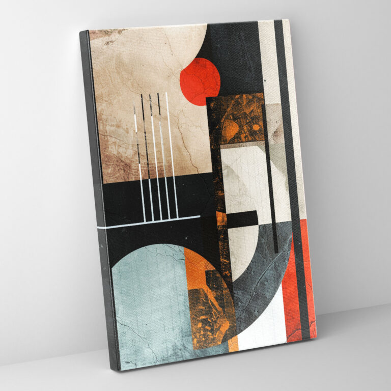 Suprematism Abstract Canvas Wall Decoration - Suprematism, Suprematism, Textures, Canvas Print