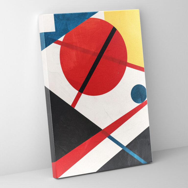 Primary Colors Geometric Suprematism Wall Art - Suprematism, Home Decoration, Wall Decoration, Wall Art