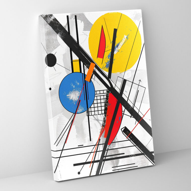 Bold Lines Suprematism Wall Art - Suprematism, Home Decoration, Wall Decoration, Suprematism