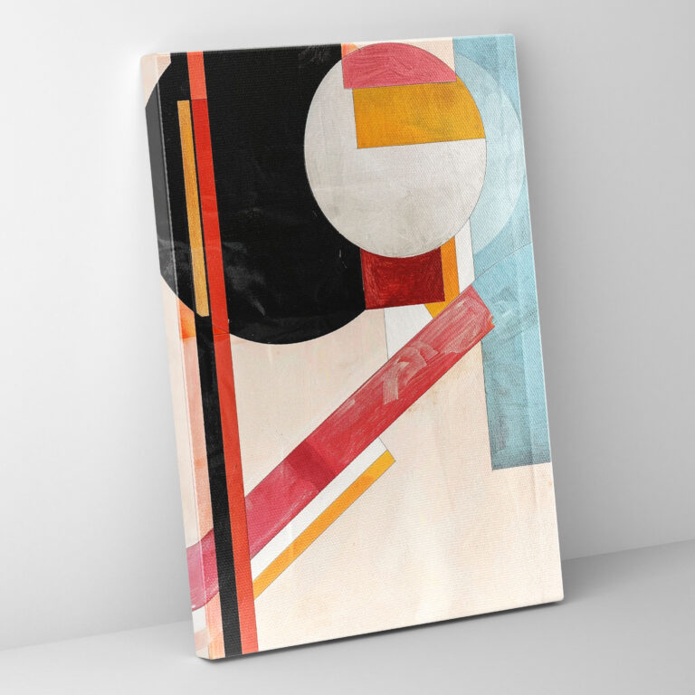 Suprematism Overlapping Shapes Canvas Print - Suprematism, Home Decoration, Suprematism, Wall Art