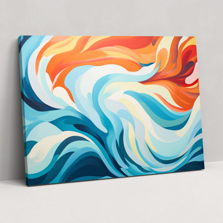 Abstract Surf Canvas Print - Surf, Home Decoration, Surf, Canvas Wall Art