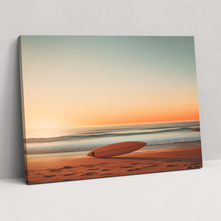 Minimalistic Surf Wall Art - Surf, Home Decoration, Surf, Canvas Wall Art