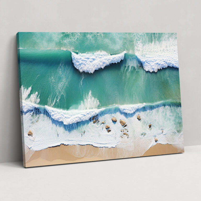 Breathtaking Surf Canvas Print - Surf, Surf, Wall Decoration, Wall Art
