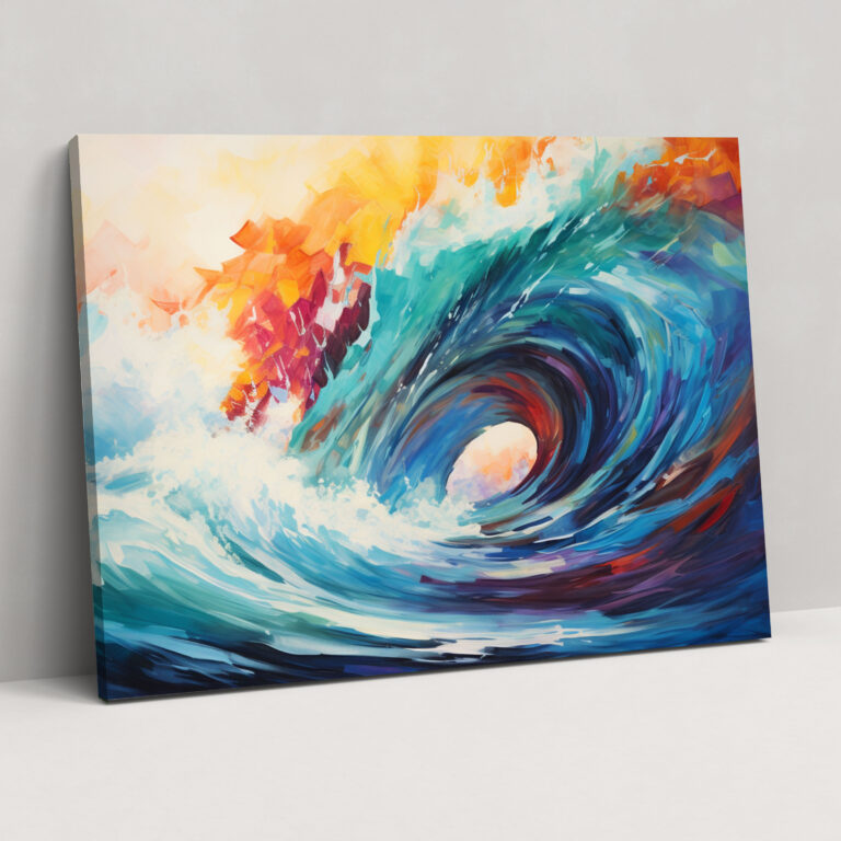 Surf Abstract Canvas Print - Surf, Canvas Wall Art, Wall Art, Canvas Print