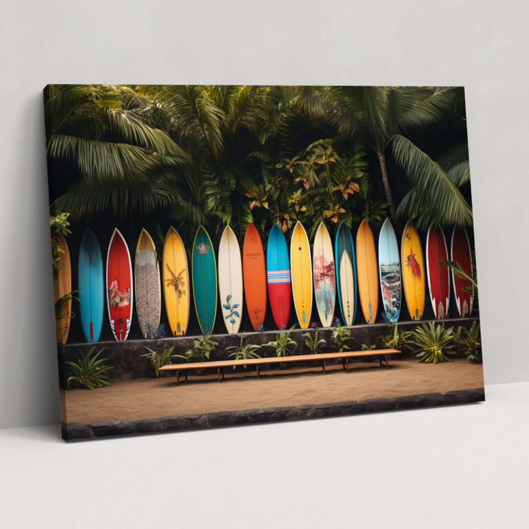Surfboard Collage Wall Art - Surf, Wall Art, Home Decoration, Surf