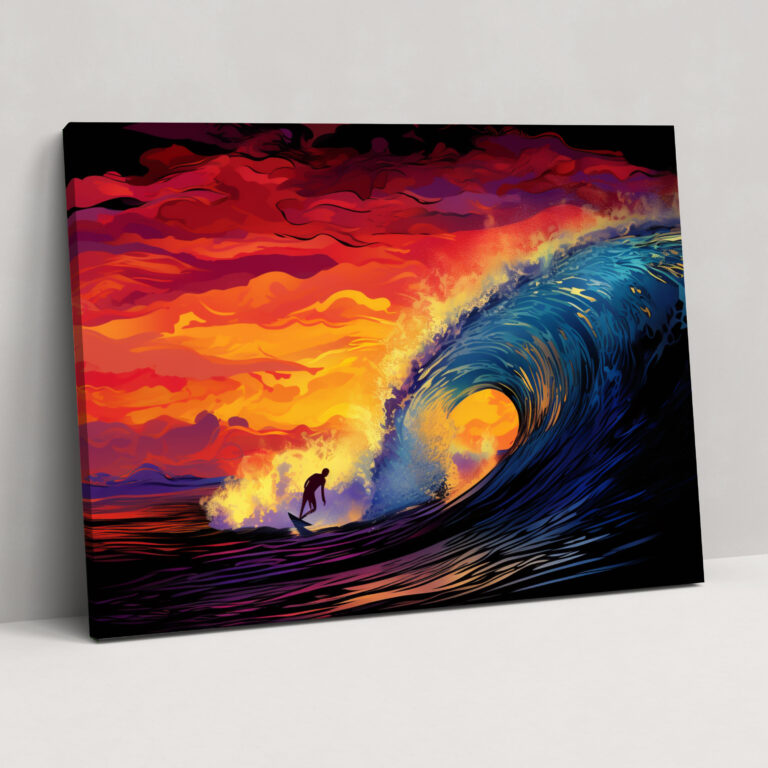 Surf Canvas Print - Surf, Surf Canvas Print, Surfer, Canvas Wall Art