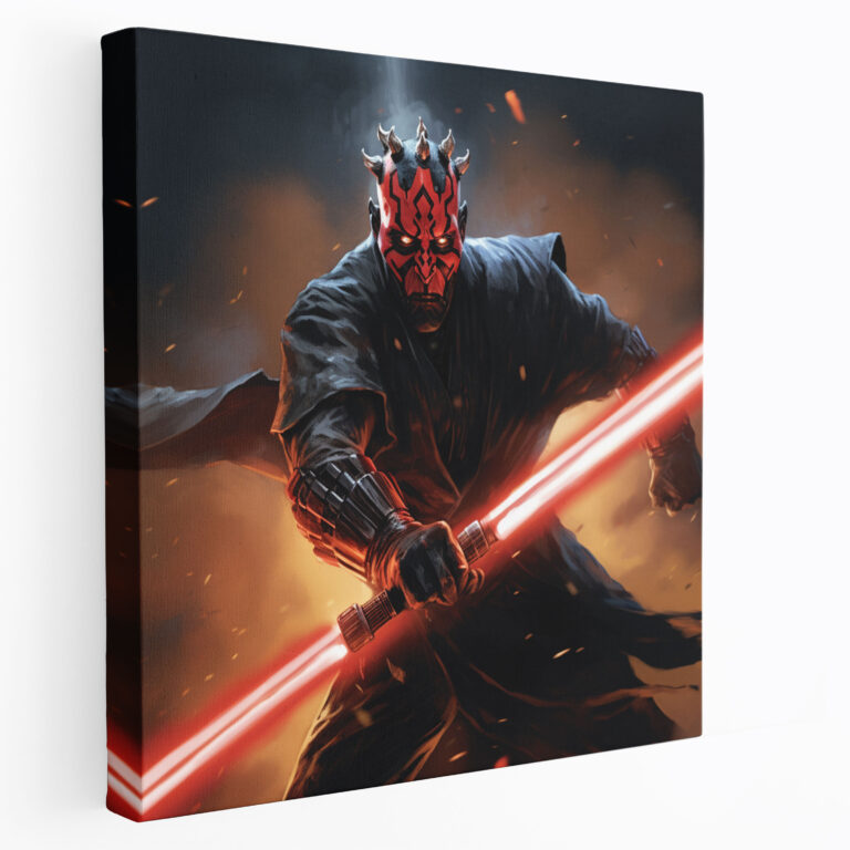 Star Wars Wall Art - Comic Book Darth Maul Lightsaber - Star Wars, Canvas, Lightsaber, Canvas Wall Art