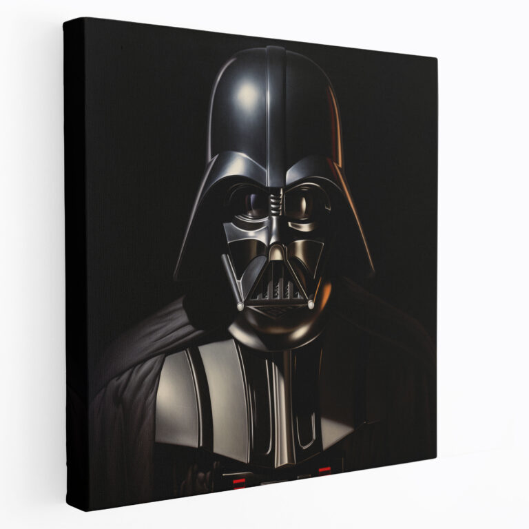 Star Wars Wall Art - Intense Darth Vader Oil Painting - Star Wars, Wall Art, Star Wars, Canvas Wall Art