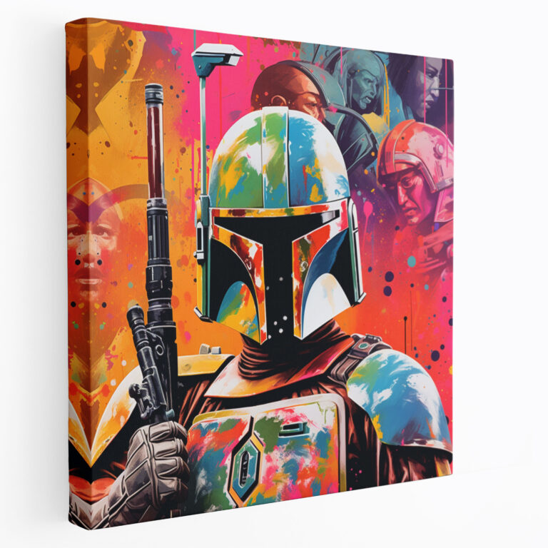 Star Wars Wall Art - Pop Art Collage Canvas Print - Star Wars, Canvas Wall Art, Canvas Print, Canvas