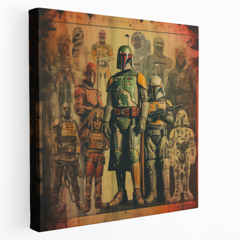 Star Wars Collage Canvas Print - Star Wars, Home Decoration, Canvas, Canvas Print