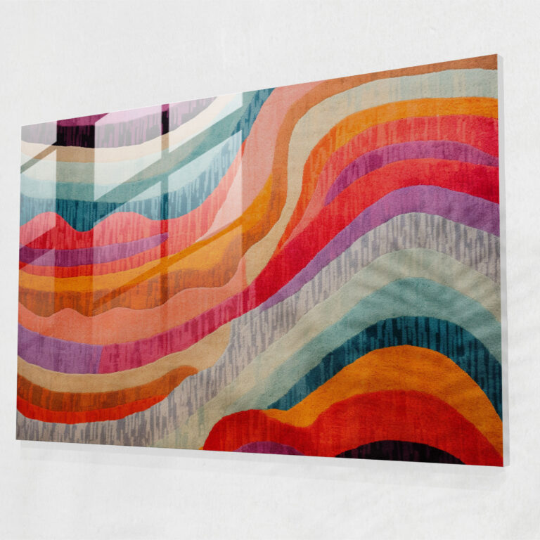 Turkish Carpet Pattern Home Decoration - Turkish Carpet, Modern Art, Glass Wall Art, Glass Print