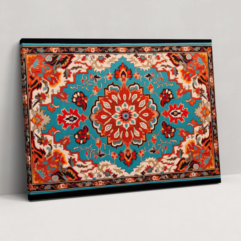 Turkish Carpet Pattern Wall Decoration - Turkish Carpet, Wall Art, Warmth, Home Decoration