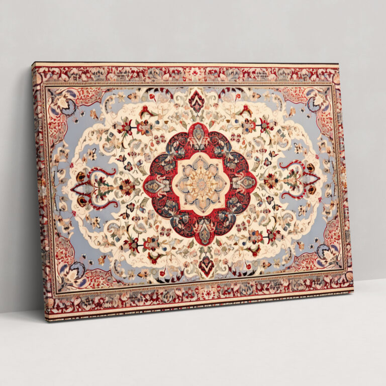 Turkish Carpet Pattern Canvas Wall Decoration - Turkish Carpet, Opulence, Canvas Print, Canvas Wall Decoration