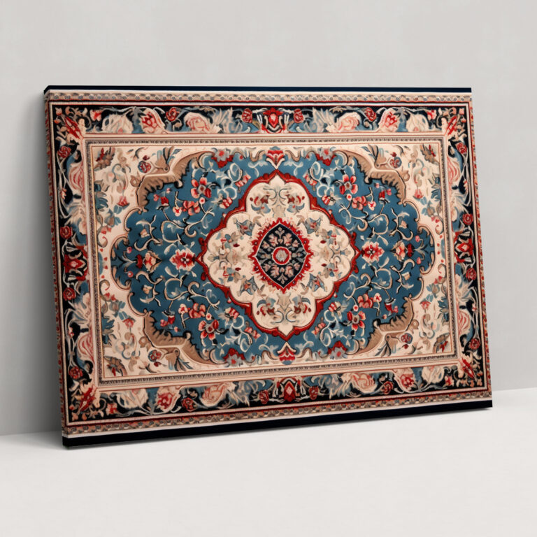 Turkish Carpet Pattern Sophisticated Wall Art - Turkish Carpet, Canvas Wall Art, Intricate Designs, Home Decoration