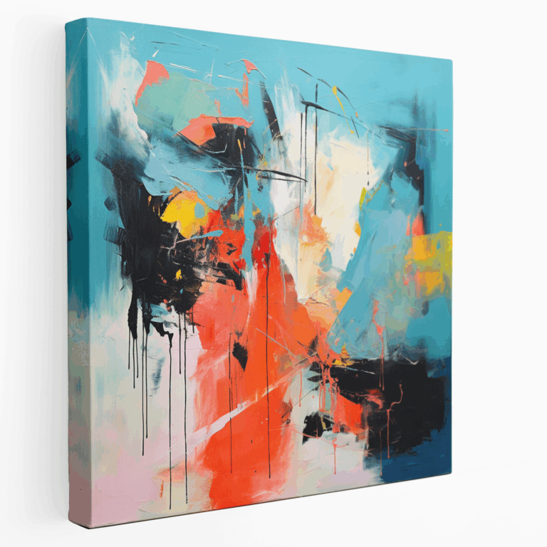 Thai Cultural Fusion Canvas Painting