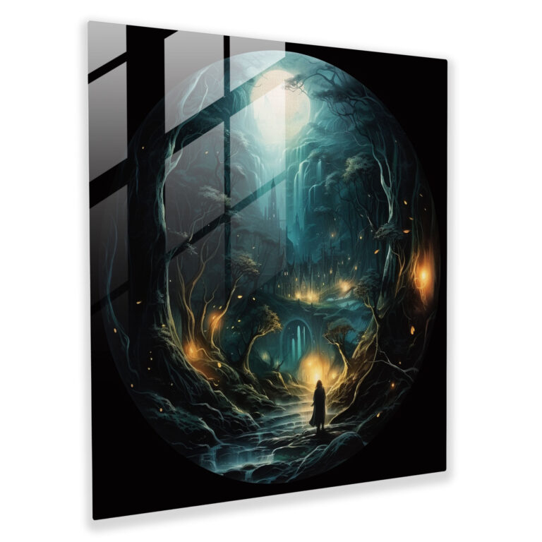 The Lord Of The Rings Glass Print - The Lord Of The Rings, Wall Decoration, Fantasy, Adventure