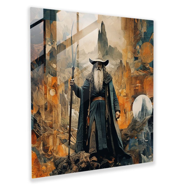 The Lord Of The Rings Glass Wall Art - Collage Art - The Lord Of The Rings, Glass Print, Glass Wall Art, Glass Art