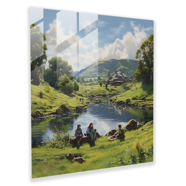 The Lord Of The Rings Glass Print - The Lord Of The Rings, Glass Art, Glass Wall Art, Wall Decoration