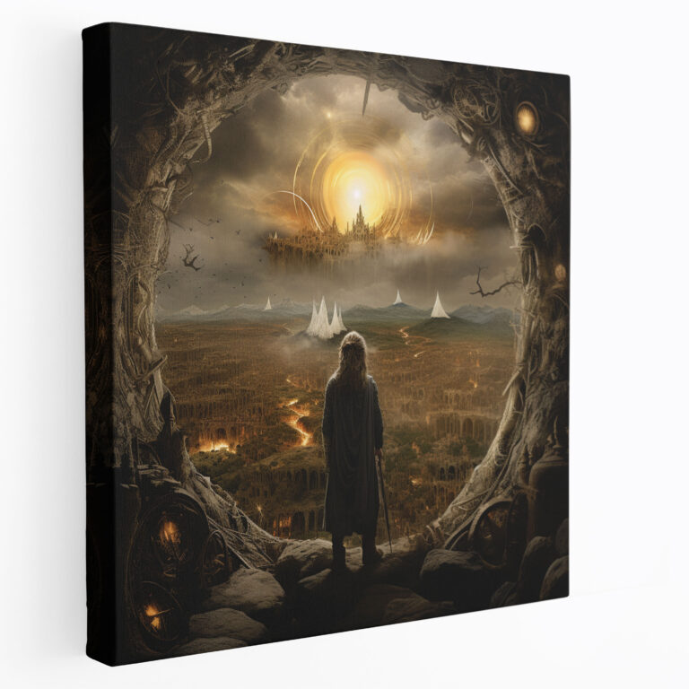 The Lord Of The Rings Canvas Print - Surreal Mixed Media - The Lord Of The Rings, Imagination, Canvas Print, Wall Decoration
