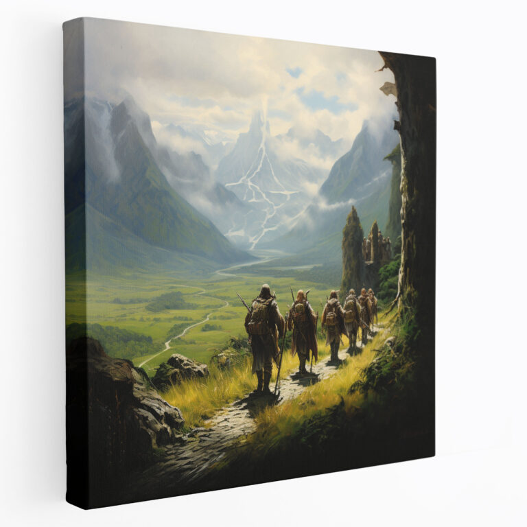 The Lord Of The Rings Canvas Print - Fellowship Of The Ring - The Lord Of The Rings, Middle-Earth, Canvas Print, Wall Art