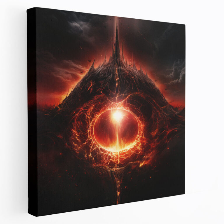The Lord Of The Rings Canvas Print - Eye Of Sauron Digital Art - The Lord Of The Rings, Canvas Print, Wall Art, Home Decoration