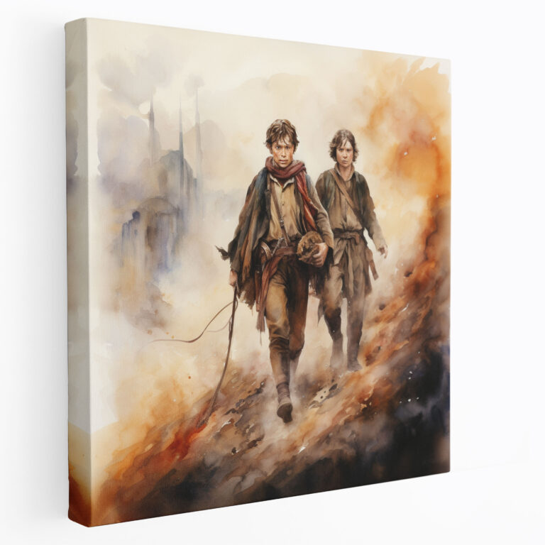 The Lord Of The Rings Canvas Print - Mount Doom - The Lord Of The Rings, Wall Decoration, Canvas, Home Decoration