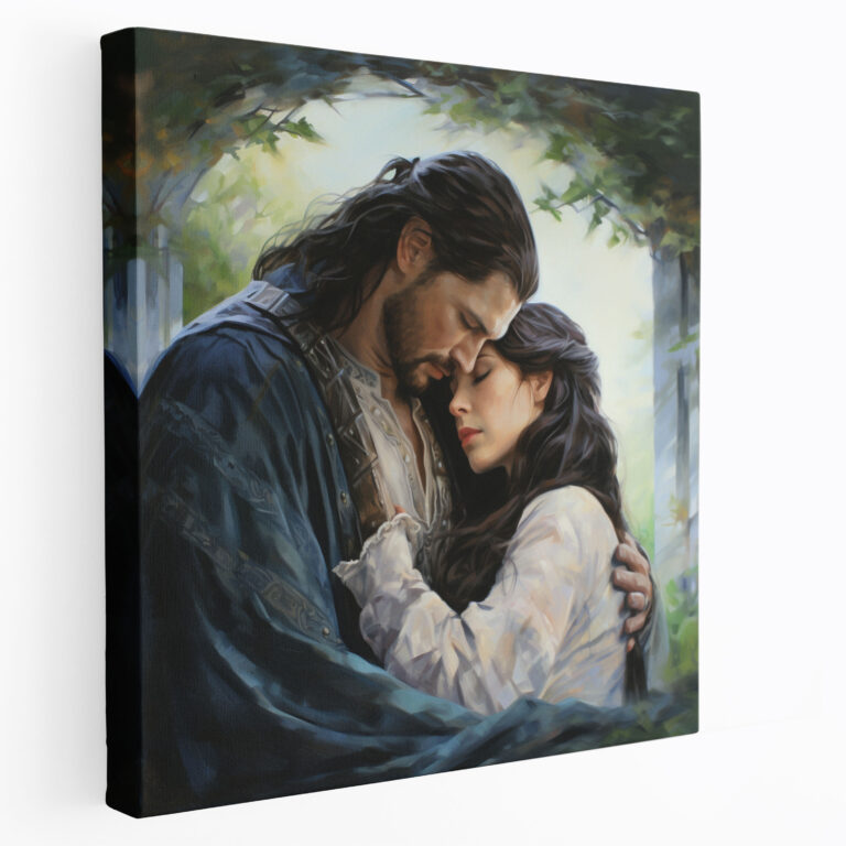 The Lord Of The Rings Wall Art - Aragorn And Arwen - The Lord Of The Rings, Wall Decoration, Home Decoration, Wall Art