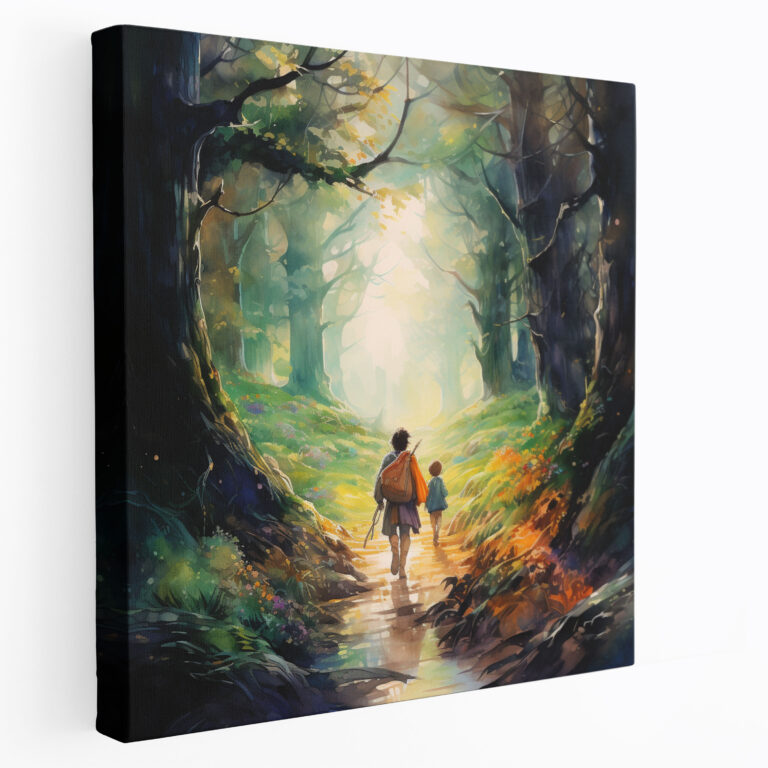 The Lord Of The Rings Canvas Print - Forest - The Lord Of The Rings, Wall Art, Wall Decoration, The Lord Of The Rings
