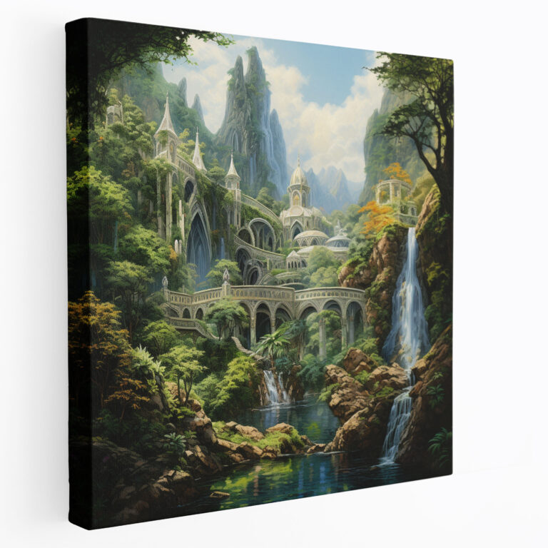 The Lord Of The Rings Canvas Print - Rivendell - The Lord Of The Rings, Wall Decoration, Home Decoration, The Lord Of The Rings