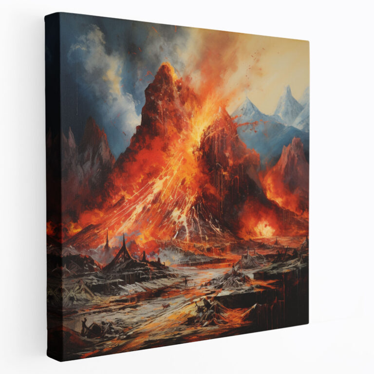 The Lord Of The Rings Canvas Print - Mount Doom - The Lord Of The Rings, Wall Art, Canvas Wall Art, Home Decoration