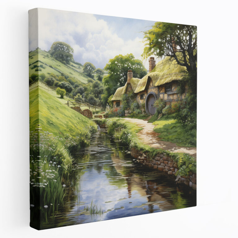 The Lord Of The Rings Wall Art - The Shire - The Lord Of The Rings, Canvas Wall Art, Wall Decoration, The Lord Of The Rings
