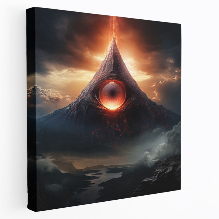 The Lord Of The Rings Canvas Print - Eye Of Sauron - The Lord Of The Rings, The Lord Of The Rings, Wall Art, Canvas Wall Art