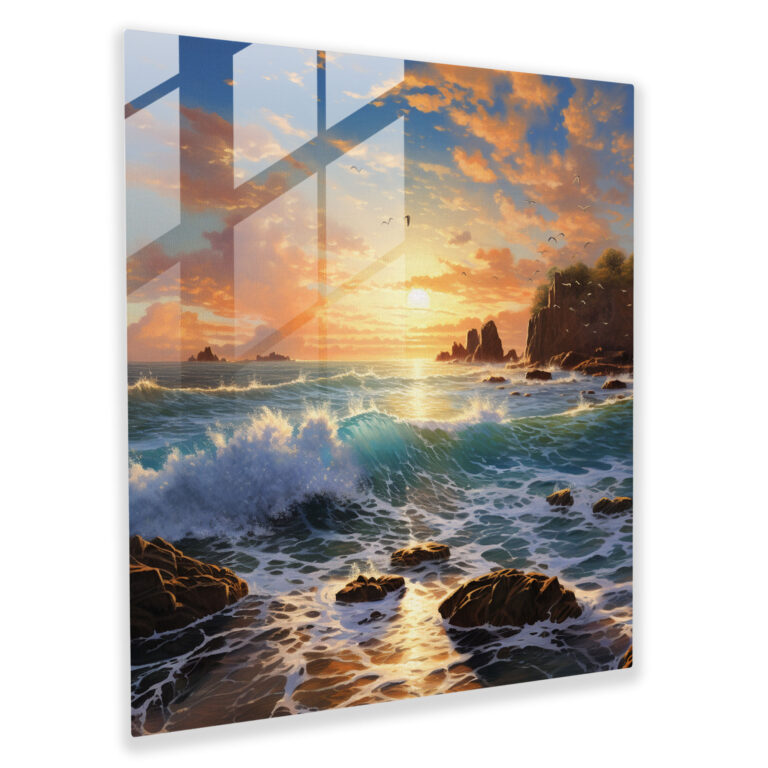 The Most Beautiful Landscapes Of The World - Photorealistic Seascape Glass Print - The Most Beautiful Landscapes Of The World, Harmony, Modern Art, Home Decoration