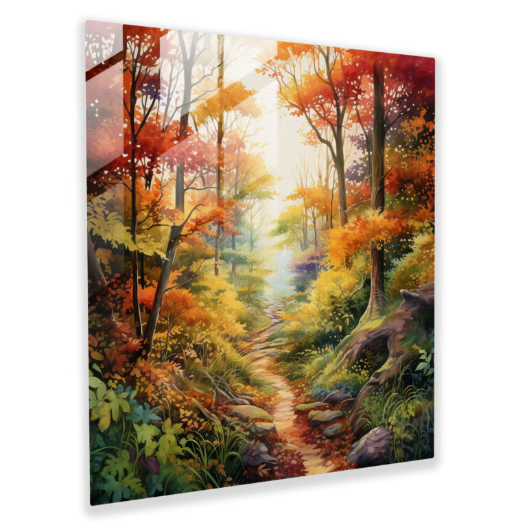 The Most Beautiful Landscapes Of The World - Enchanted Forest Glass Print - The Most Beautiful Landscapes Of The World, Glass Print, Lush Forest, Glass Art