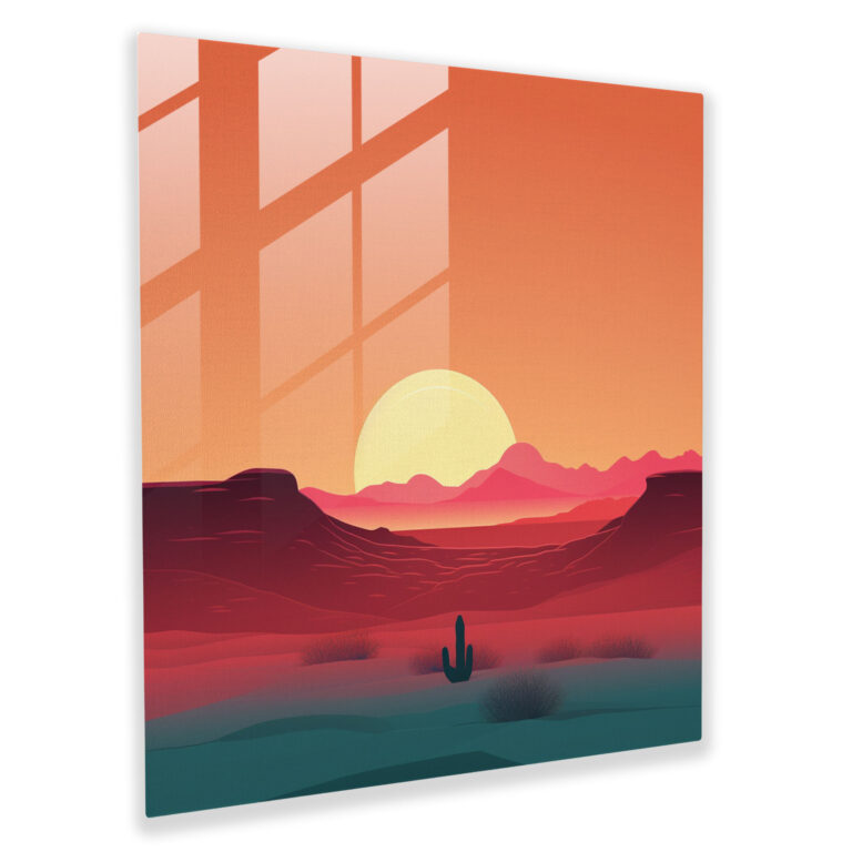 The Most Beautiful Landscapes Of The World - Desert Horizon Glass Print - The Most Beautiful Landscapes Of The World, Glass Wall Art, The Most Beautiful Landscapes Of The World, Modern Art