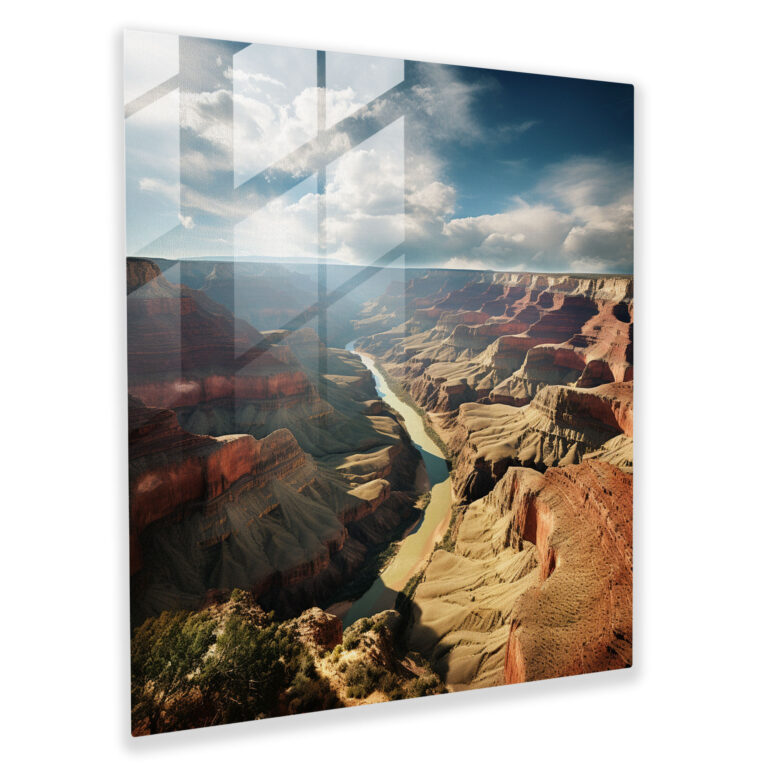 The Most Beautiful Landscapes Of The World - Grand Canyon Glass Print - The Most Beautiful Landscapes Of The World, Wall Decoration, Glass Print, The Most Beautiful Landscapes Of The World