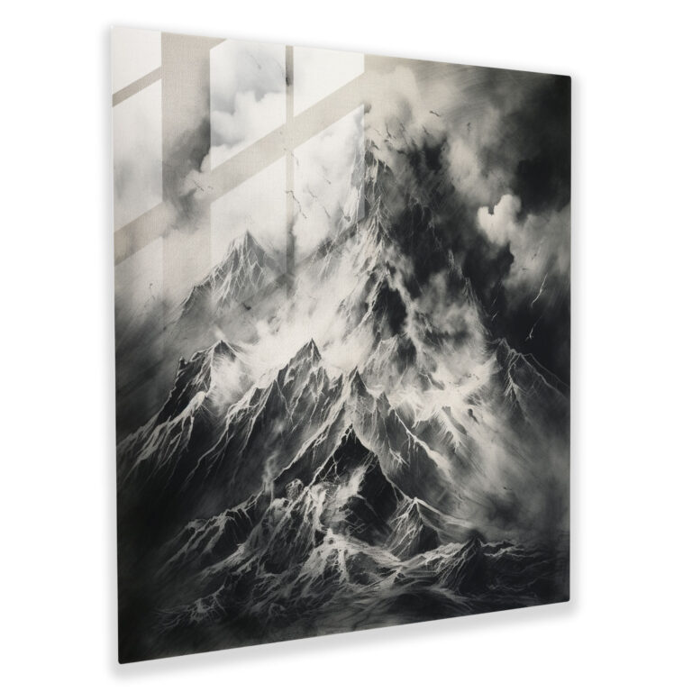 The Most Beautiful Landscapes Of The World - Mountain Peak Glass Print - The Most Beautiful Landscapes Of The World, Mountain Peak, Raw Beauty, Glass Wall Art