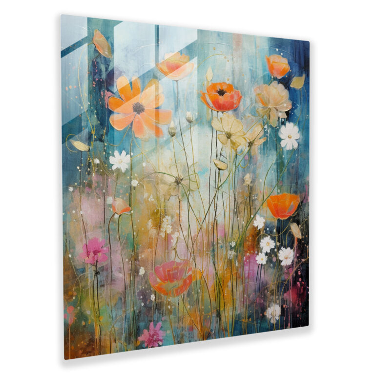 The Most Beautiful Landscapes Of The World - Abstract Blooms Glass Print - The Most Beautiful Landscapes Of The World, Glass Wall Art, Natural Landscapes, Home Decoration