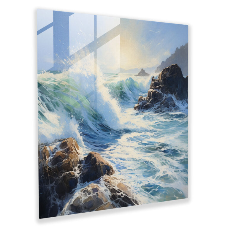 The Most Beautiful Landscapes Of The World - Dynamic Seascape Glass Print - The Most Beautiful Landscapes Of The World, Seascape, Modern Art, Glass Wall Art