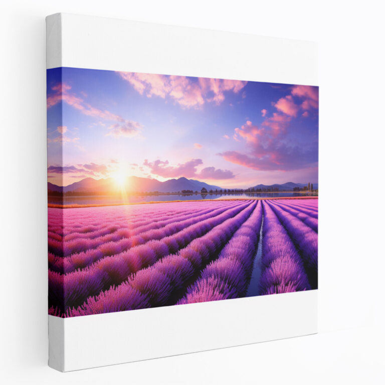 The Most Beautiful Landscapes Of The World - Lavender Fields Serenity - The Most Beautiful Landscapes Of The World, Pastel-Colored Photograph, Natural Beauty, The Most Beautiful Landscapes Of The World