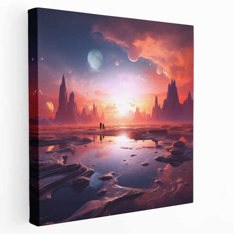 The Most Beautiful Landscapes Of The World - Enchanted Desert Oasis - The Most Beautiful Landscapes Of The World, Fantasy, Floating Islands, Imagination